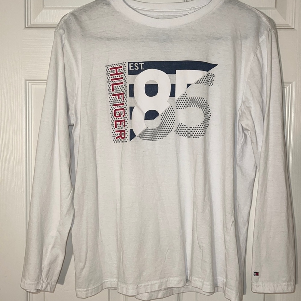 White long sleeve Tommy Hilfiger shirt